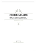 Samenvattingen   begrippen Communicatie Handboek 5e druk