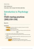 Child rearing practices