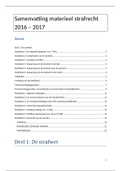 Samenvatting materieel strafrecht 2016-2017