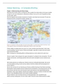 IPCC - Samenvatting (deels) van boek Global Warming: Complete briefing