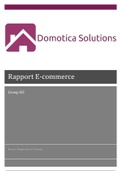 E-commerce report (rounded off with an 8.5)