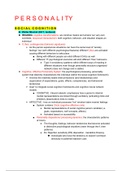 Personality Final Study Guide