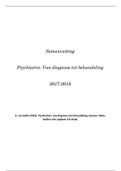 Samenvatting Van Deth: Psychiatrie - van diagnose tot behandeling