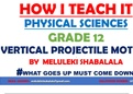 Vertical projectile motion- physics 