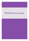 RR108 - Leerdoelen Rechtssociologie