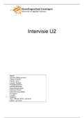 Intervisieplan U2 stage
