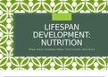 Nutrition's Impact on Lifespan Development