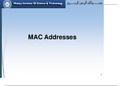TCP/IP Industry Standard_11-MAC Addressing