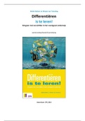 Berben-Van Teeseling&lowbar; Differentieren is te leren&lowbar;samenvatting