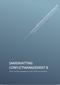 Samenvatting conflictleer B (conflictmanagement)