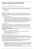 Samenvatting boek rechtsfilosofie 