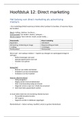 Hoofdstuk 12 - Direct Marketing