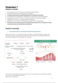 Praktische verloskunde samenvatting adhv Leerdoelen 