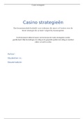 Casino strategieën eindverslag