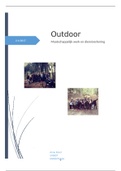 Verslag Outdoor, periode 3 jaar 1 Social Work / Maatschappelijk werk en dienstverlening