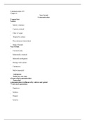 Communication 103 Chapter 6 Notes