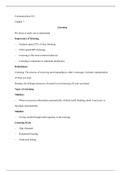 Communication 103 Chapter 7 Notes