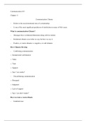 Communication 103 Chapter 11 Notes