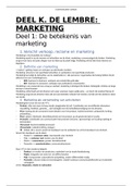 Samenvatting communication context: Marketing   Organisatie