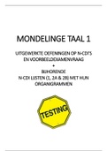 MONDELINGE TAAL 1 &vert; Alles