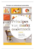 Samenvatting Methode van marktonderzoek MMO Principes van marktonderzoek 7e editie Burns en Bush   Syllabus MMO2.2 Haagse Hogeschool