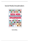 Samenvatting boek: Social Media Smaakmakers
