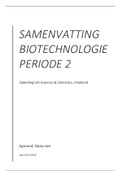 Biotechnologie Periode 2