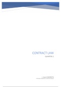 Contract Law - Study Guide