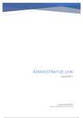 Administrative Law - Study Guide