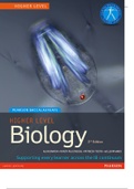Pearson IB Biology HL 