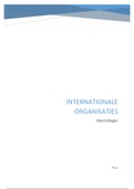 Hoorcollegesamenvatting Inleiding Internationale Organisaties