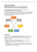 Samenvatting Marketingcommunicatie 2.2 (Kotler)