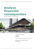 Opdracht 3 Analyse financiele consequenties - Finance (AFO)