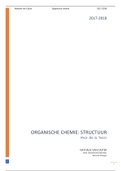 Samenvatting Organische chemie: structuur 