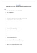 Blok 1A. zelf samengestelde toetsvragen + antwoorden