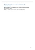 samenvatting sociaal psychiatrische ondersteuning/begeleiding hoofdstuk 1 t/m 8   informatie lessen   kettinganalyse PDF-bestand
