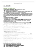 GCSE History: Medicine Through Time 19th Century revision notes (disease and infection/public health/surgery and anatomy)
