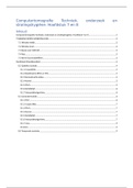 Computertomografie Techniek, onderzoek en stralingshygiëne (CT) samenvatting Hoofdstuk 7 en 8