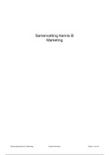 Samenvatting Marketing: online boek Edumundo