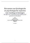 Onderzoek training meten van voeding en bewegen &plus;poster &plus;onderzoeksplan &lpar;GZW1024&rpar;