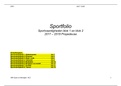 Samenvatting VSP1- Sportfolio blok 1   blok 2 