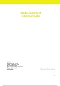 Moduleopdracht NCOI Communicatie - cijfer 7 - 2016