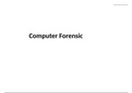 Computer Forensics Group Project The study of Computer Forensics is a great way to learn about data formatting, storage and extraction. Your task is to create a 5-10 page power-point presentation which includes the following.: 1. Provide the reader with s