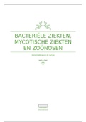 Bacteriële ziekten, mycotische ziekten en zoönosen | 1e master Diergeneeskunde | Samenvatting van de cursus