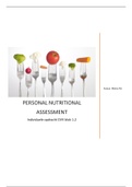 Personal Nutritional Assessment (PNA)
