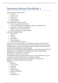 Openbaar bestuur: beleid, organisatie en politiek h1t/m11, versie 2012