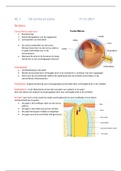 samenvatting van alle hoorcolleges van Marc Veenstra van het vak oculaire anatomie en fysiologie.