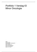 Portfolio 1IO Minor Oncologie 