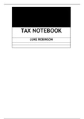 Tax Law (Distinction)