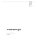 Volledige samenvatting Anesthesiologie